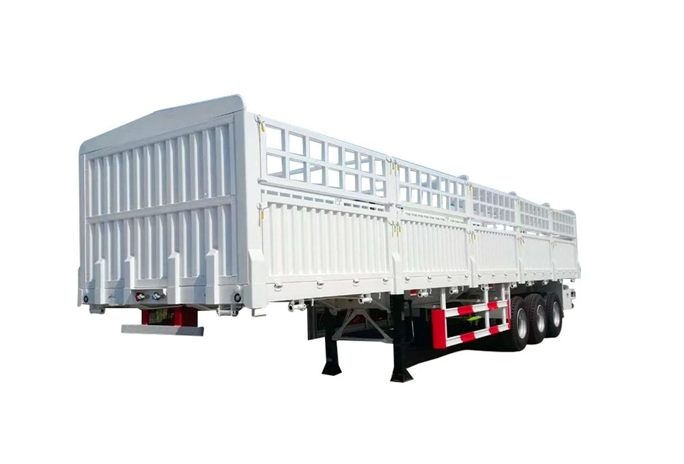 3-Axle Heavy Duty Fence Cargo Trailer